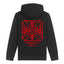 WCC ATX Cross zip hoodie black/red WEST COAST CHOPPERS MOTOVEIKALS 21