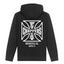 WCC ATX Cross zip hoodie black/white WEST COAST CHOPPERS MOTOVEIKALS 21
