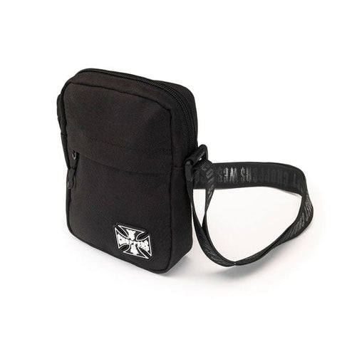 WCC Cross body travel bag black WEST COAST CHOPPERS MOTOVEIKALS 21