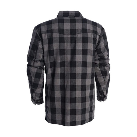 WCC Dominator riding flannel shirt grey/black CE appr. WEST COAST CHOPPERS MOTOVEIKALS 21