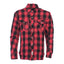 WCC Dominator riding flannel shirt red/black CE appr. WEST COAST CHOPPERS MOTOVEIKALS 21