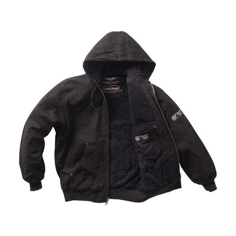WCC Heavy duty canvas work jacket black WEST COAST CHOPPERS MOTOVEIKALS 21