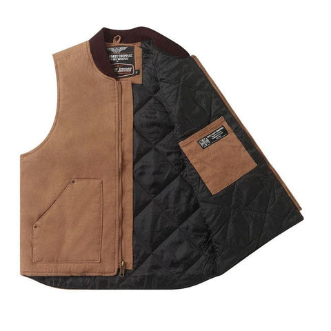 WCC Heavy Duty Work vest frontier brown WEST COAST CHOPPERS MOTOVEIKALS 21