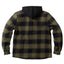 WCC Hell Bent Flannel jacket olive/black WEST COAST CHOPPERS MOTOVEIKALS 21