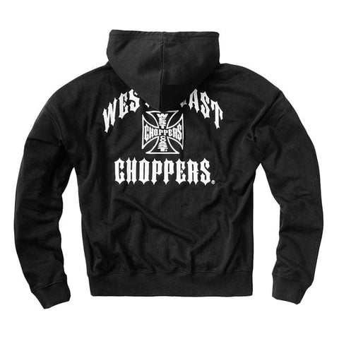 WCC Iron Oversized zip hoodie black WEST COAST CHOPPERS MOTOVEIKALS 21