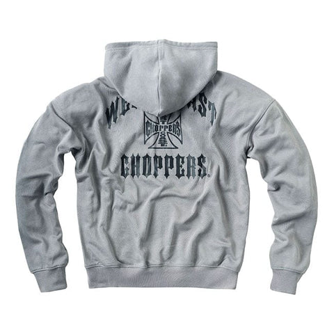 WCC Iron Oversized zip hoodie gray WEST COAST CHOPPERS MOTOVEIKALS 21