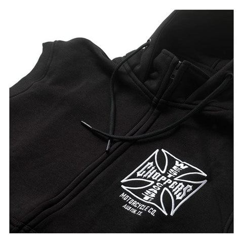 WCC OG ATX sleeveless zip hoodie black WEST COAST CHOPPERS MOTOVEIKALS 21
