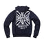 WCC OG ATX zip hoodie navy blue WEST COAST CHOPPERS MOTOVEIKALS 21