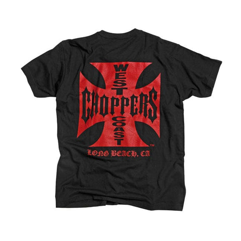 WCC OG Classic t-shirt black/red WEST COAST CHOPPERS MOTOVEIKALS 21