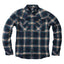 WCC Outlaw Flannel shirt blue/beige WEST COAST CHOPPERS MOTOVEIKALS 21