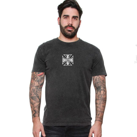 WCC Parts t-shirt vintage black WEST COAST CHOPPERS MOTOVEIKALS 21