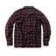 WCC Rigid Flannel shirt burgundy/grey WEST COAST CHOPPERS MOTOVEIKALS 21