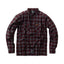 WCC Rigid Flannel shirt burgundy/grey WEST COAST CHOPPERS MOTOVEIKALS 21