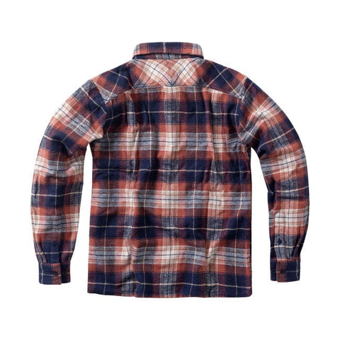 WCC Rigid Flannel shirt orange brown WEST COAST CHOPPERS MOTOVEIKALS 21