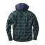 WCC Sherpa lined flannel jacket blue/green WEST COAST CHOPPERS MOTOVEIKALS 21