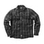 WCC Wool lined Plaidshirt charcoal/black WEST COAST CHOPPERS MOTOVEIKALS 21