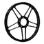 Wheel aluminum black glossy 17 inch black front, rear for Puch Maxi OEM STANDARD MOTOVEIKALS 21