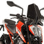 windshield Puig New Generation Sport black for KTM Duke 125, 200, 390 17- PUIG MOTOVEIKALS 21