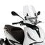 windshield Puig Trafic transparent / clear for Piaggio Beverly 300ie / 400ie 2022- PUIG MOTOVEIKALS 21
