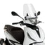 windshield Puig Urban transparent / clear for Piaggio Beverly 300, 400 ie 2021- PUIG MOTOVEIKALS 21