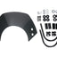 windshield short tinted w/ bracket for Vespa GT, GTS 101 OCTANE MOTOVEIKALS 21