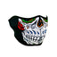 ZANheadgear Half Mask neoprene muerte skull ZAN HEADGEAR MOTOVEIKALS 21