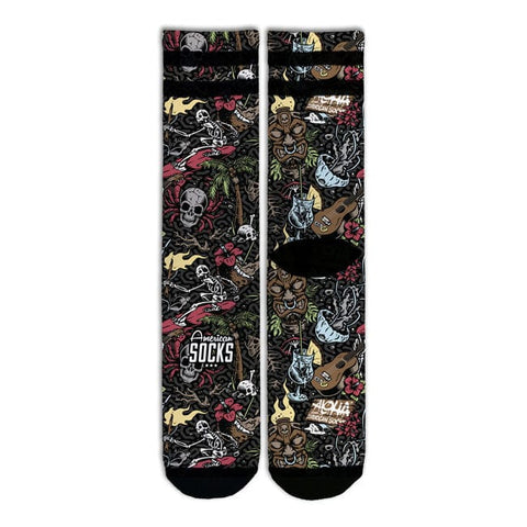 Zeķes AMERICAN SOCKS ALOHA SIGNATURE L/Xl AMERICAN SOCKS MOTOVEIKALS 21
