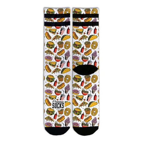 Zeķes AMERICAN SOCKS JUNK FOOD SIGNATURE S/M - 20cm AMERICAN SOCKS MOTOVEIKALS 21