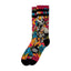 Zeķes AMERICAN SOCKS SIGNATURE FIREBALL, DOUBLE BLACK STRIPED 38 - 41 izm. AMERICAN SOCKS MOTOVEIKALS 21