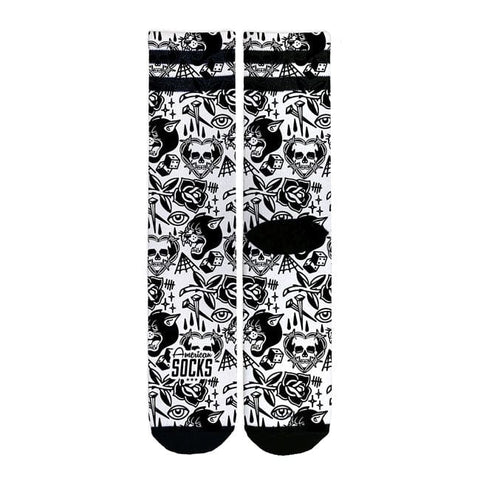 Zeķes AMERICAN SOCKS TOOTH N' NAIL SIGNATURE 42-47 AMERICAN SOCKS MOTOVEIKALS 21