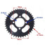 Zobrats aizmugures / 428 ķēde 41z ROMET VIA CITY REPLICA MOTOVEIKALS 21
